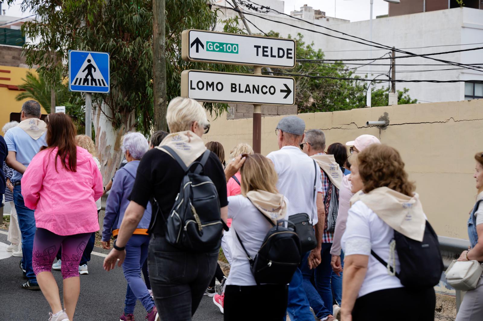 Con fe y devoción, de Jinámar a Telde para ver a la Virgen del Pino