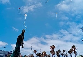 Cometas al cielo por Palestina en una jornada de arte, denuncia y solidaridad en Las Palmas de Gran Canaria