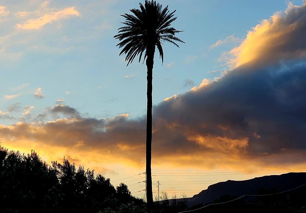 Nubes y claros en el sureste de Gran Canaria.
