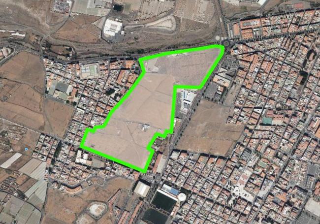 Suelo del SUSNO-15, que podrá albergar 1.152 viviendas.