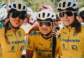 Sara Quintero, Leire Betancor y Noelia Pérez.