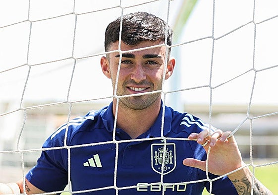 Moleiro, en la concentración de la selección española sub-21.