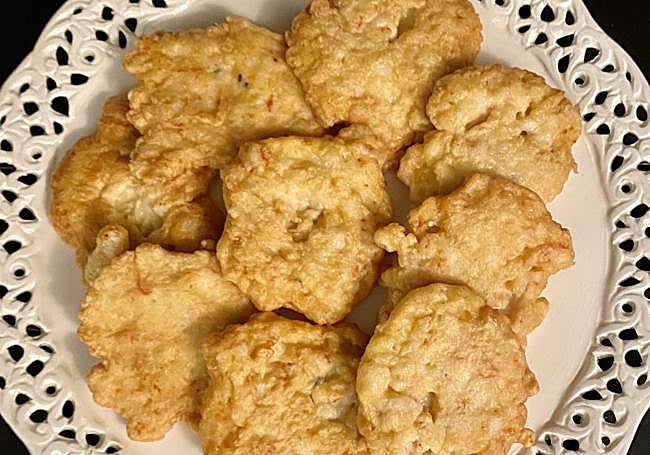 Tortitas de langostinos