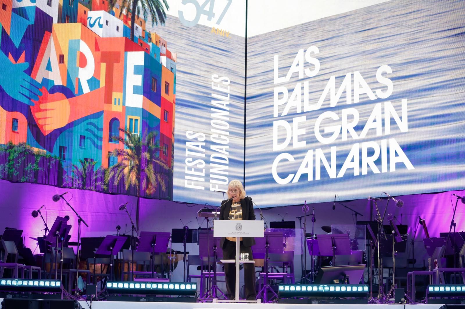 El pregón de Pepi Farray da inicio a las fiestas fundacionales de Las Palmas de Gran Canaria