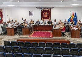 Foto de archivo del pleno de mayo pasado.