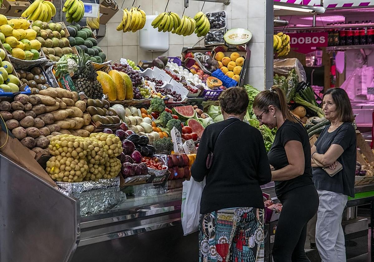 La compra del día a día en el mercado en Canarias