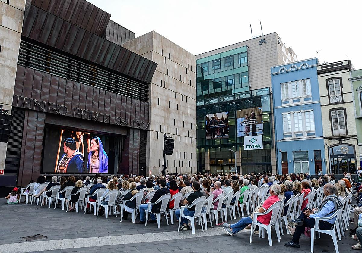 Imagen de archivo de una proyección de esta iniciativa.