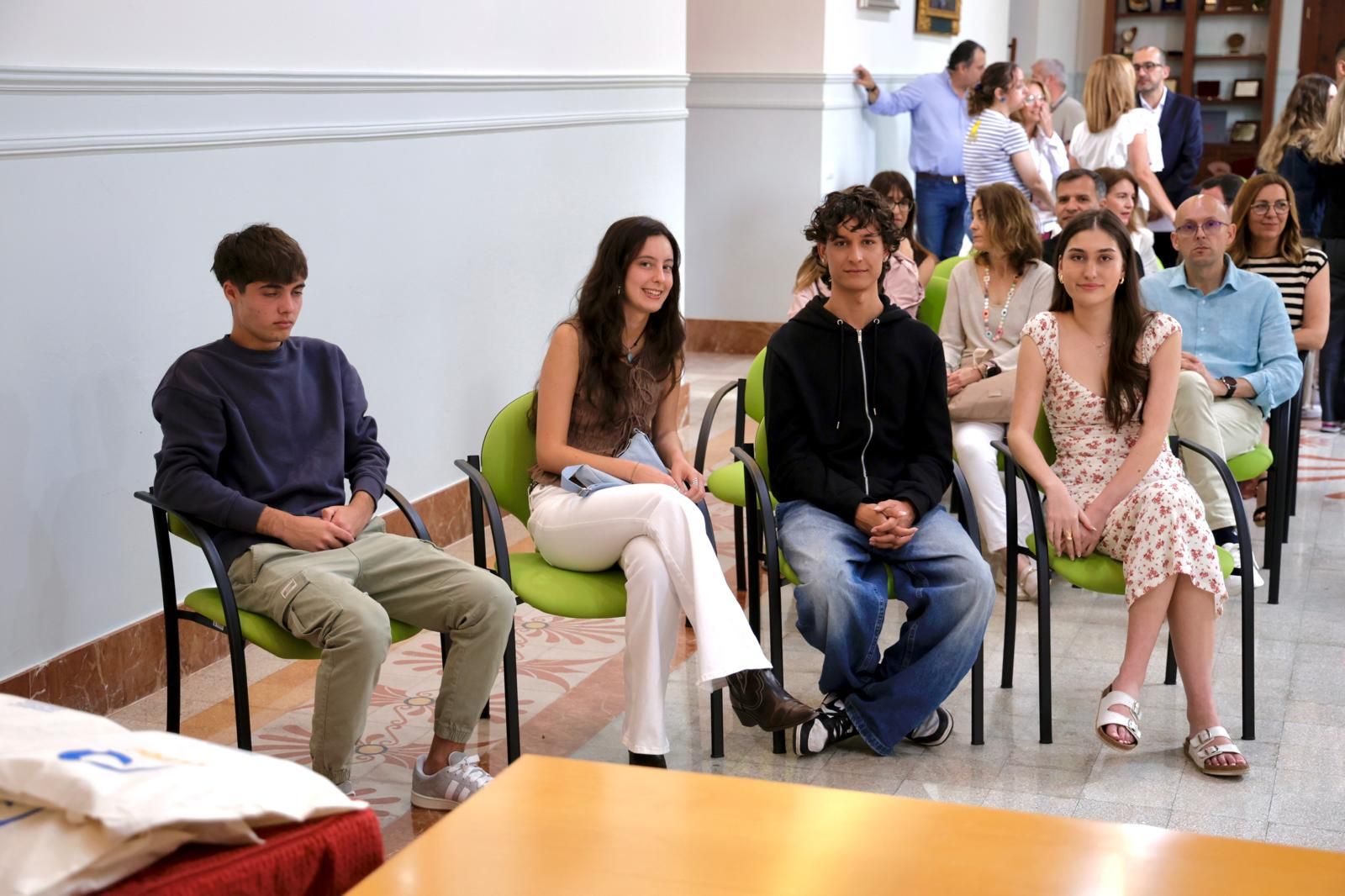 Recepción en la ULPGC de los alumnos con más nota en la Pau