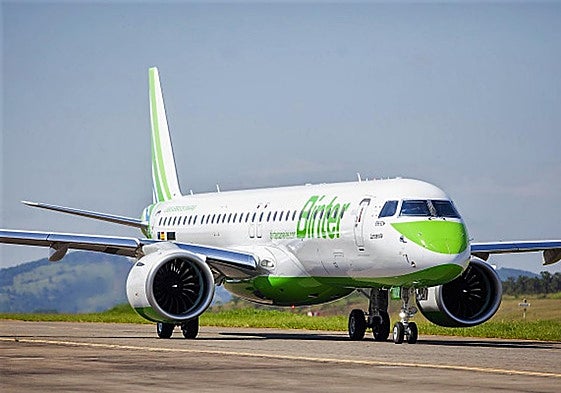 Un avión de Binter.