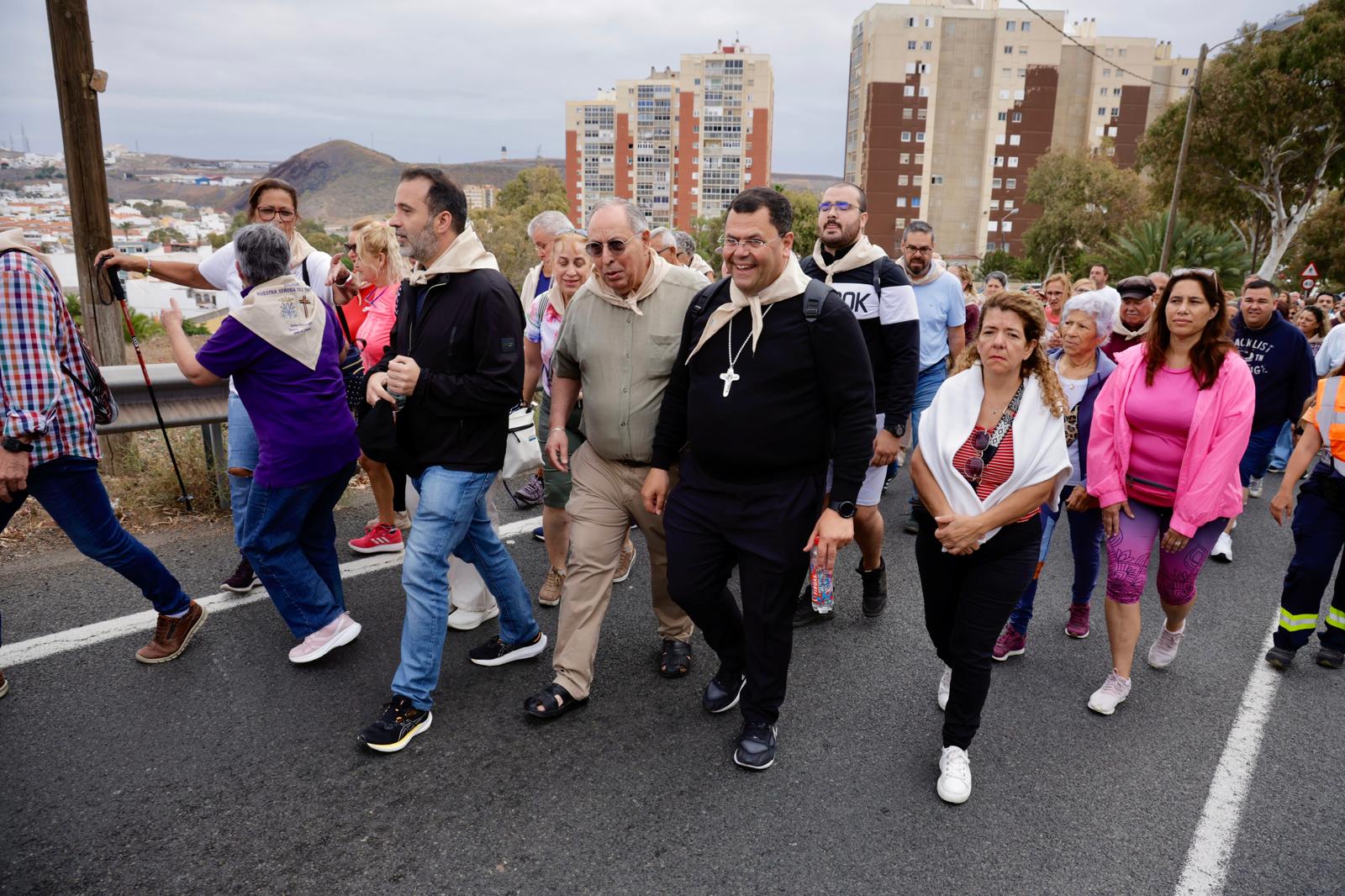 Procesión jubilar de Jinámar a iglesia de San Juan de Telde. 