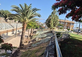 Zona donde se construirá el velatorio en Arguineguín.