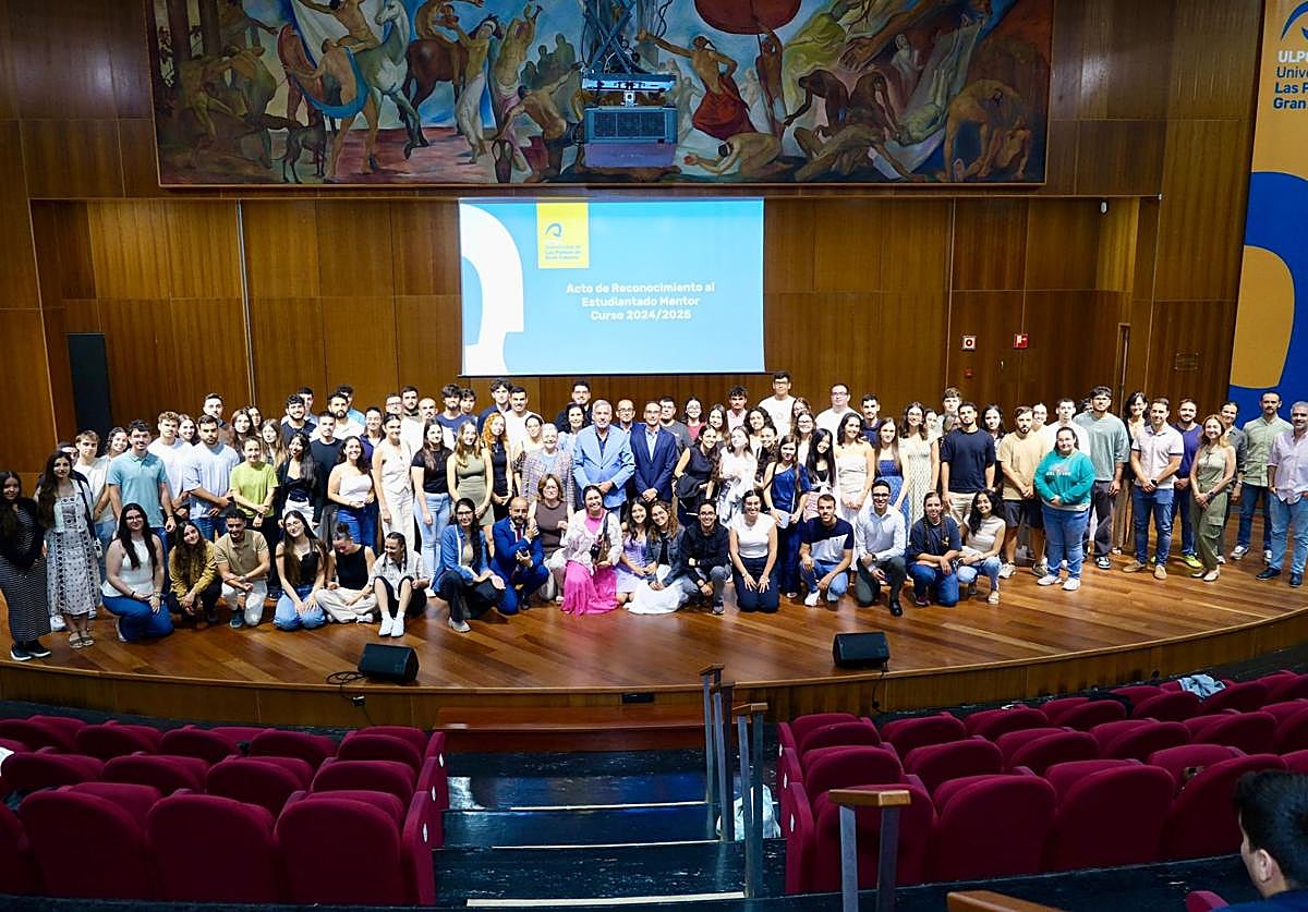 Acto homenaje al estudiantado mentor de la ULPGC.