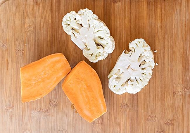 Ingredientes steack de coliflor