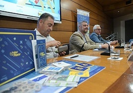 Imagen de la rueda de prensa de la presentación del proyecto 'Trabaja en pesca'.