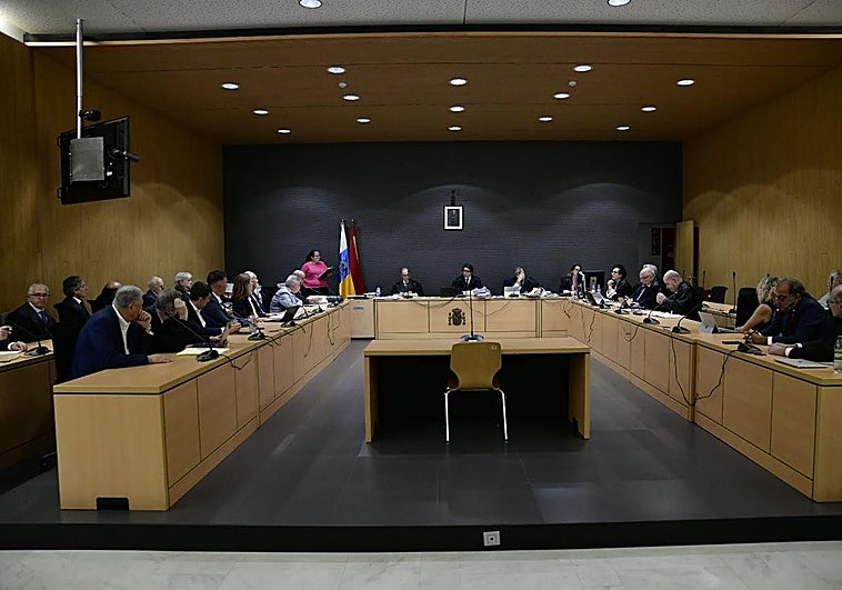Vista general de la sala donde se celebra el juicio