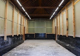 Imagen del interior de la ermita de Santa Catalina tras las obras.