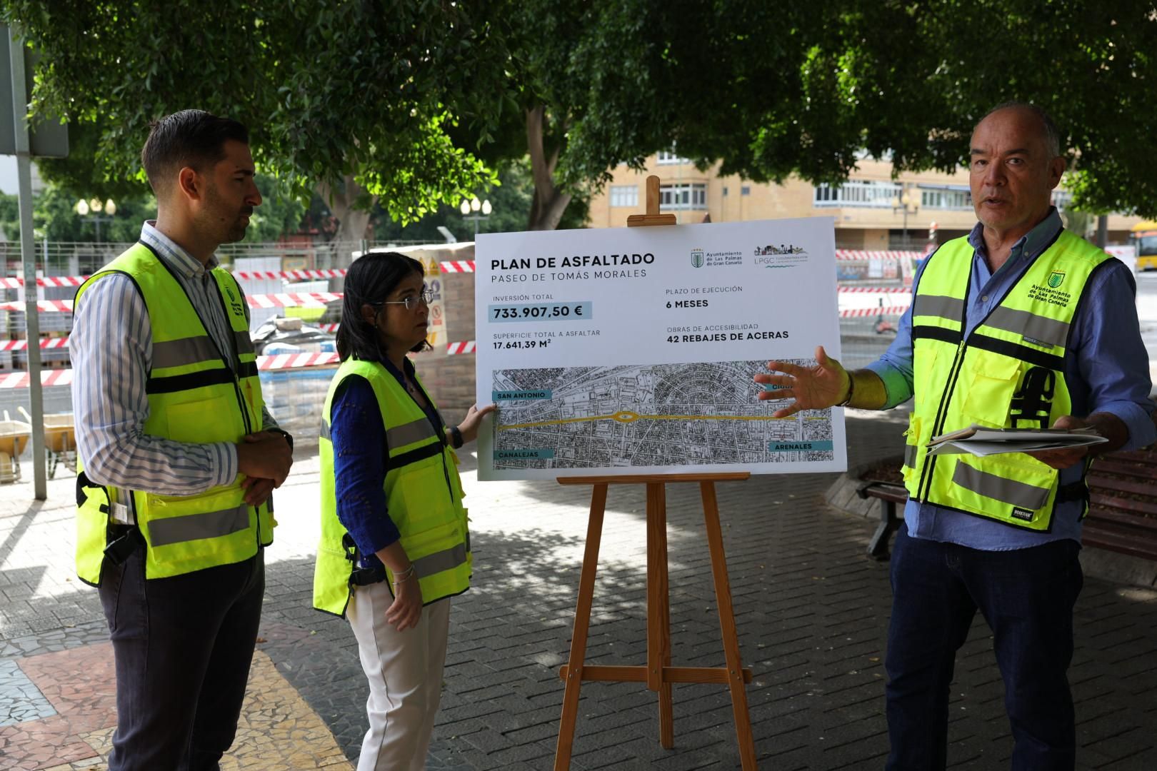 Comienzan las obras de asfaltado en Tomás Morales