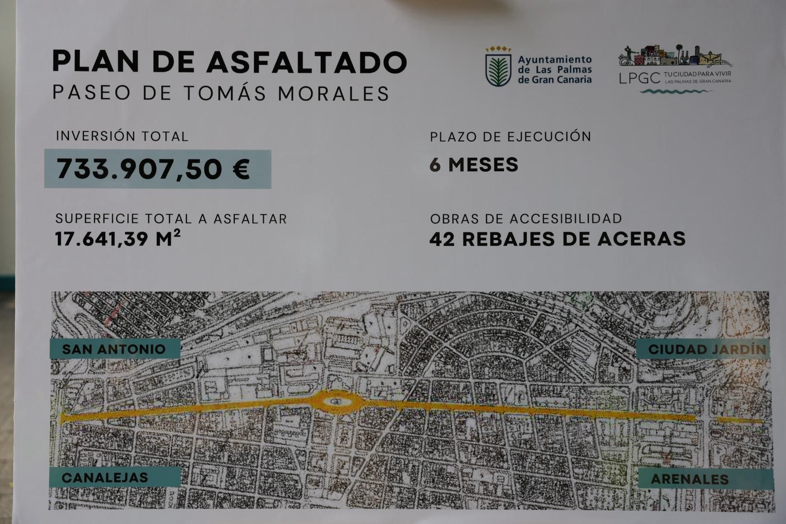 Comienzan las obras de asfaltado en Tomás Morales