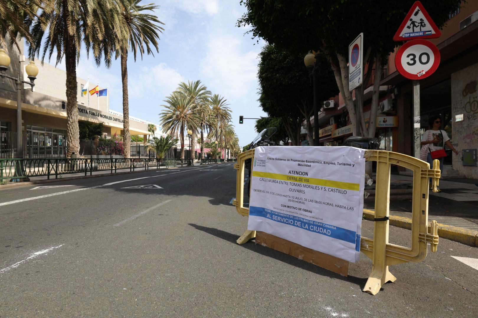 Comienzan las obras de asfaltado en Tomás Morales