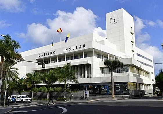 Fachada de la Casa Palacio, la sede oficial del Cabildo de Gran Canaria.