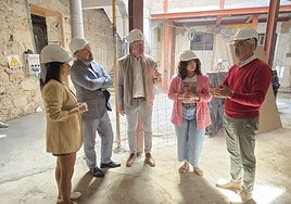 Visita a las obras del hotel emblemático de Teror.
