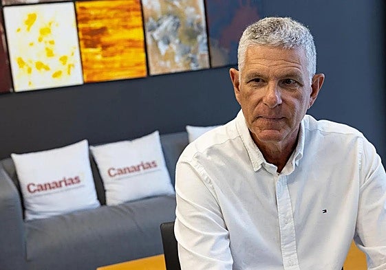 Joselu Sánchez, durante su visita a CANARIAS7.