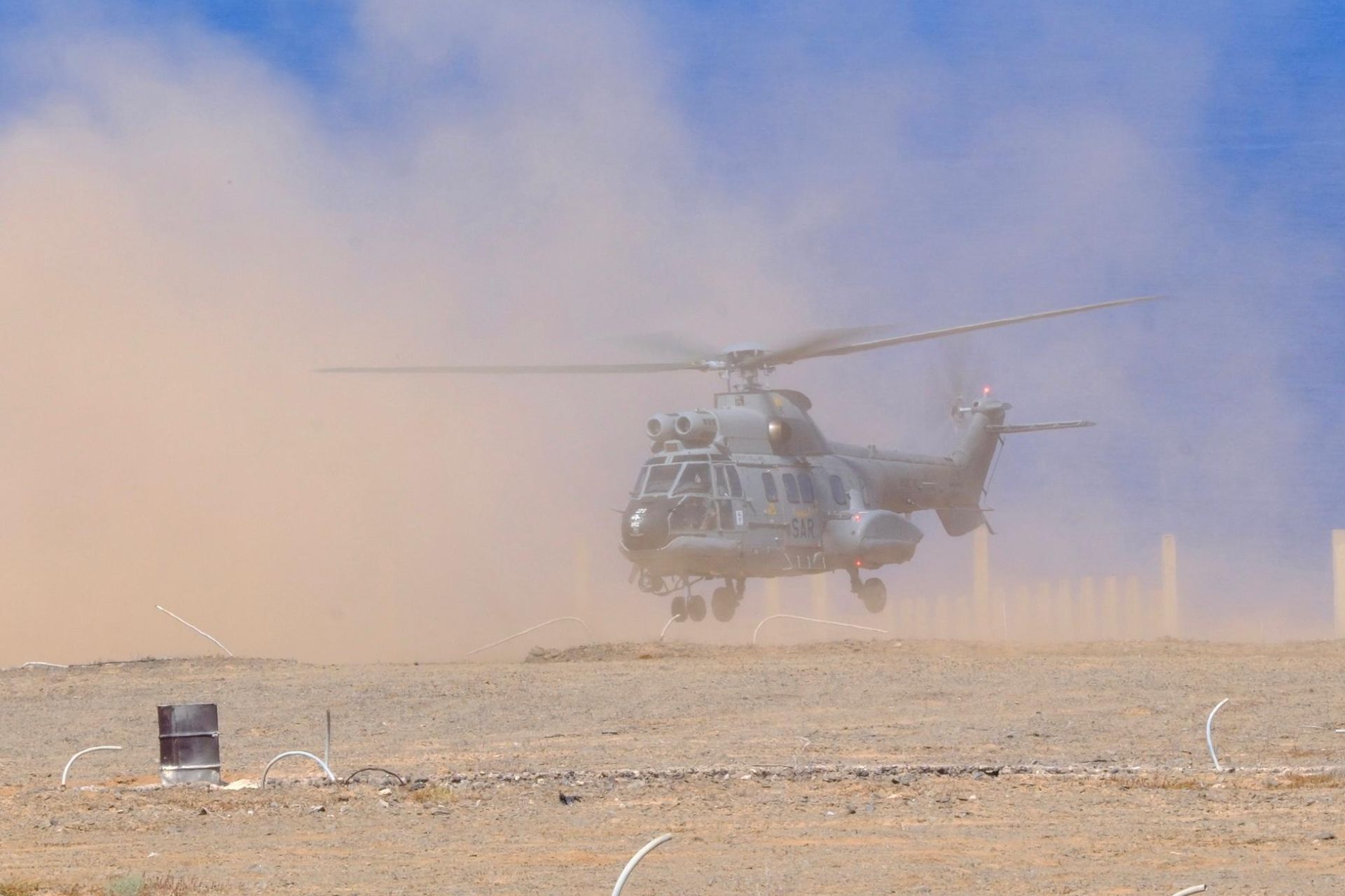 Mogán vive el simulacro de dos accidentes aéreos