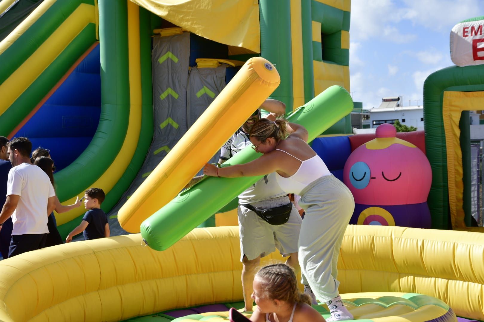 El parque hinchable más grande del mundo, en imágenes