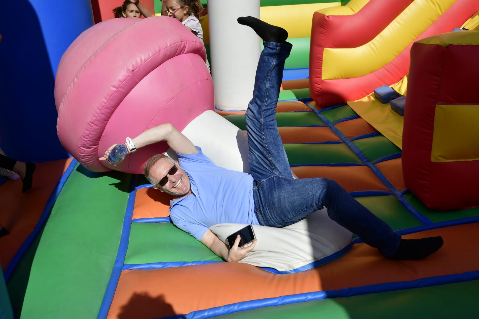 El parque hinchable más grande del mundo, en imágenes