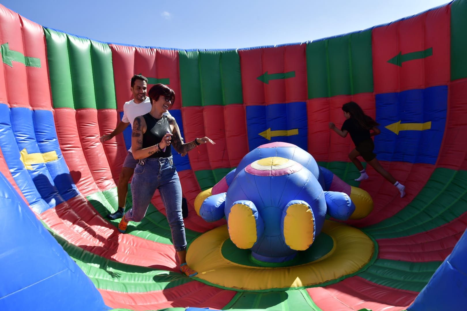 El parque hinchable más grande del mundo, en imágenes