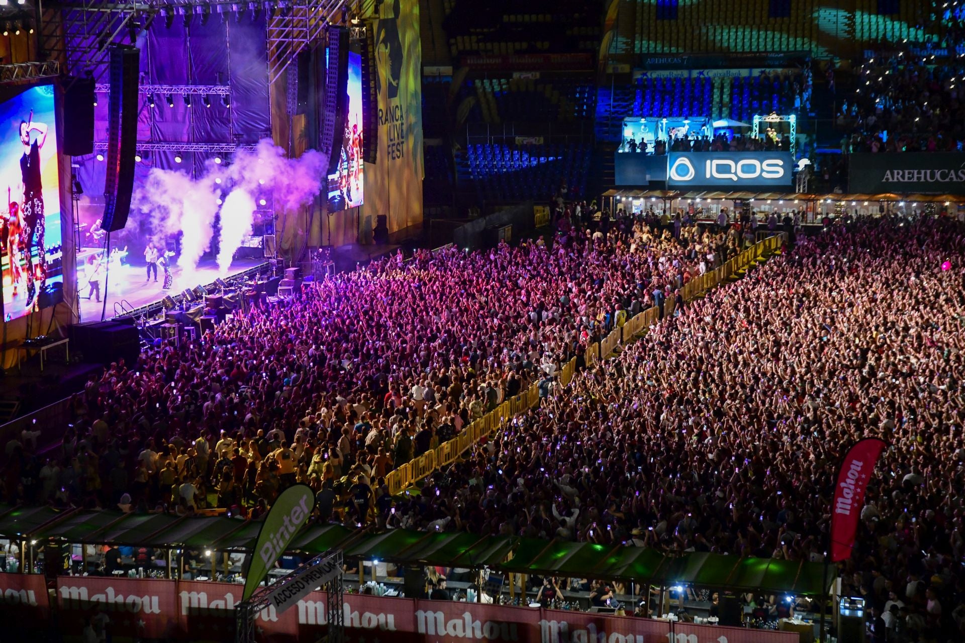 Momento de unos de los conciertos del Granca Live Fest 2024.