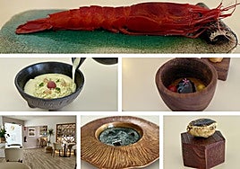 Menú «Entre dos mundos» de Rigoberto Almeida