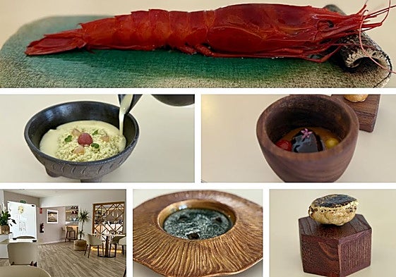 Menú «Entre dos mundos» de Rigoberto Almeida