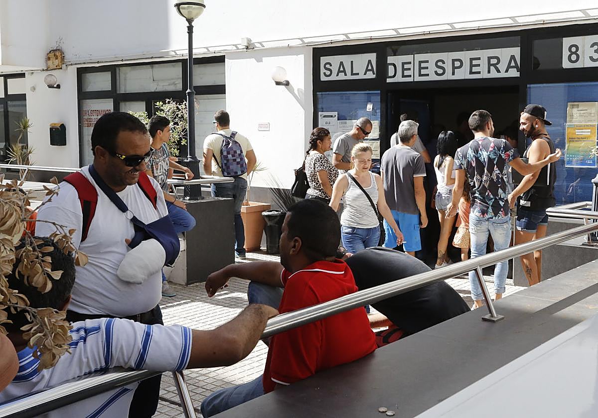 Oficina de empleo en Arrecife.