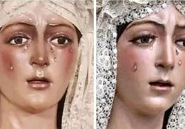 El antes y el después de la Esperanza Macarena.