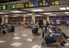 Imagen de archivo de un aeropuerto.