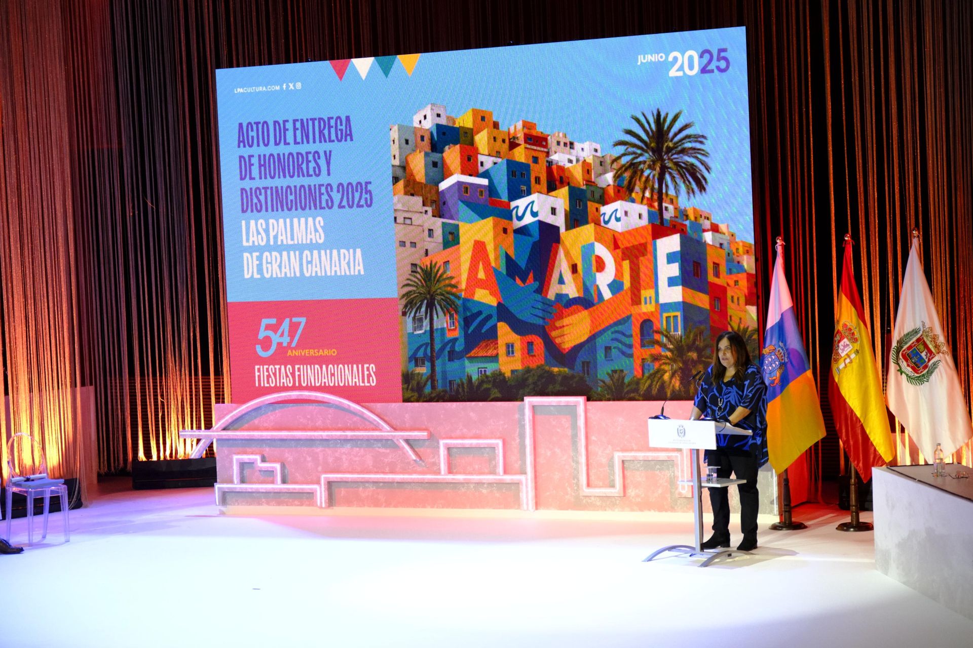 Acto de entrega de Honores y Distinciones de Las Palmas de Gran Canaria