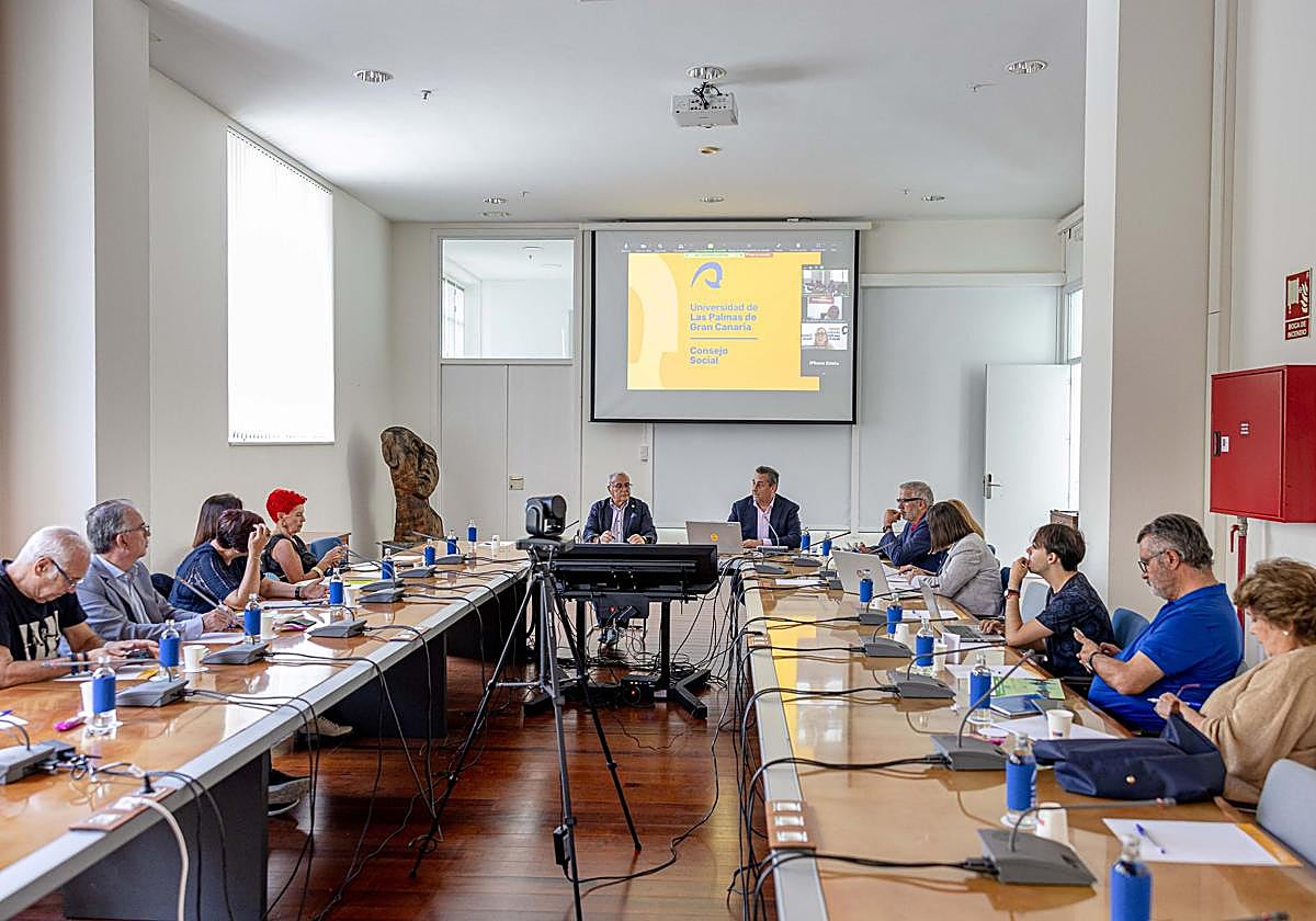 Reunión del Consejo Social para la aprobación de las cuentas de la ULPGC.