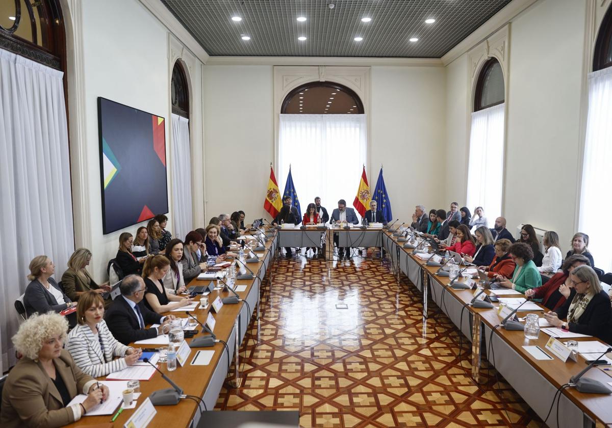Imagen de archivo de una Conferencia Sectorial de Infancia.