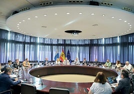 Un momento de la segunda reunión del Observatorio Industrial de Canarias.