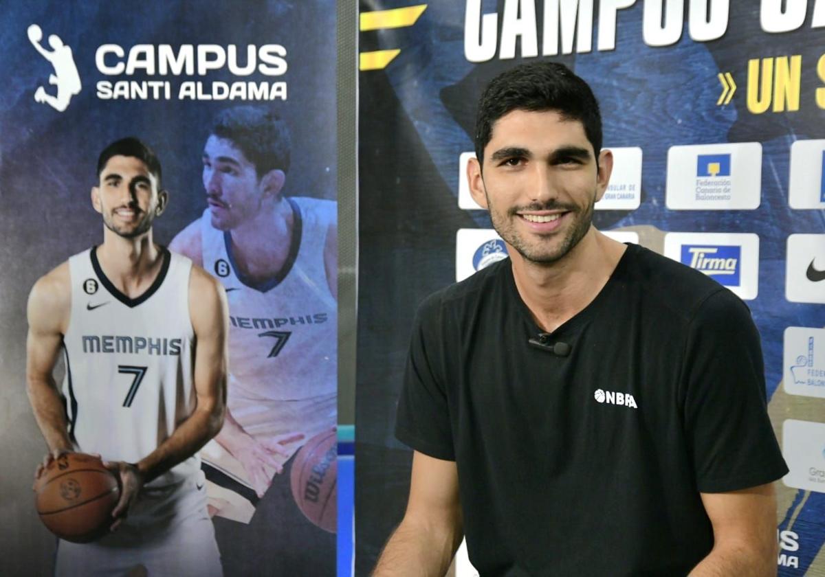 Aldama habla de los Grizzlies y su futuro desde Gran Canaria: «Quiero competir por el anillo, estar en junio sin jugar es algo que duele»