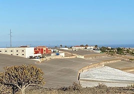 Vista de Lomo los Azules, en San Bartolomé de Tirajana.