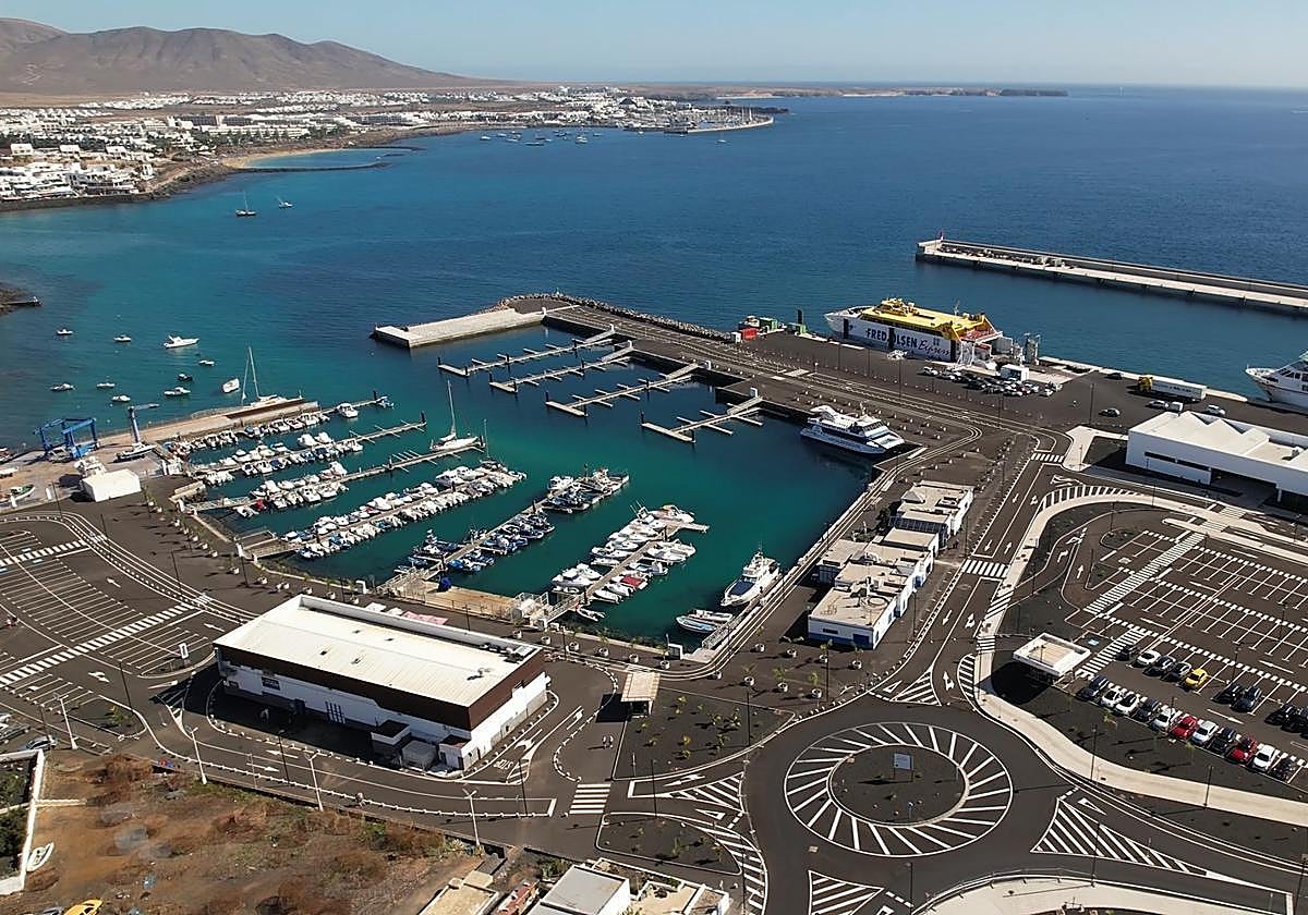 Muelle de Playa Blanca.