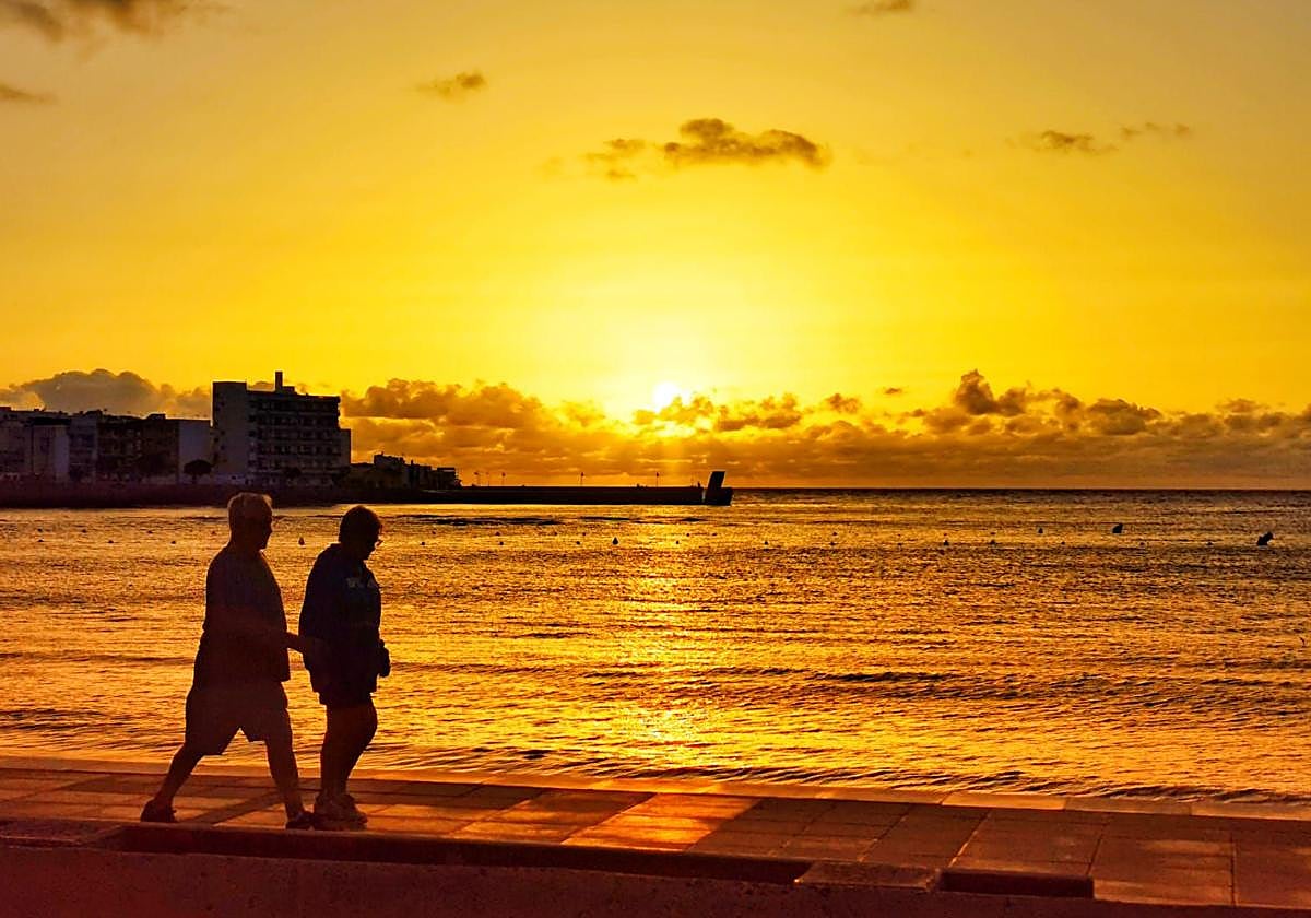 Ligero ascenso de las temperaturas en el archipiélago.