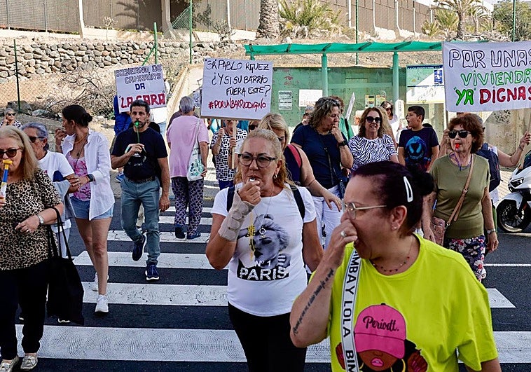 La ciudadanía escenificó su hartazgo con una nueva protesta.