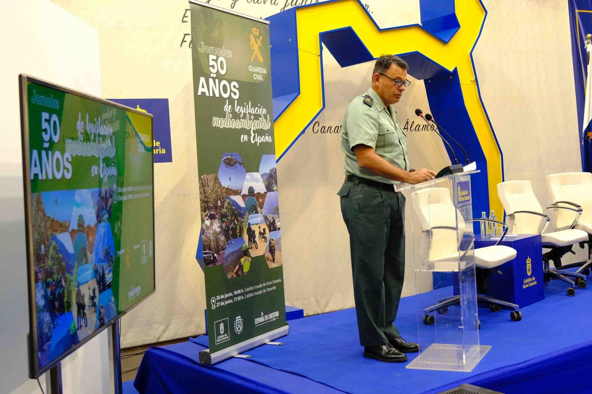 Imágenes de la celebración del 50 aniversario de la legislación ambiental en España