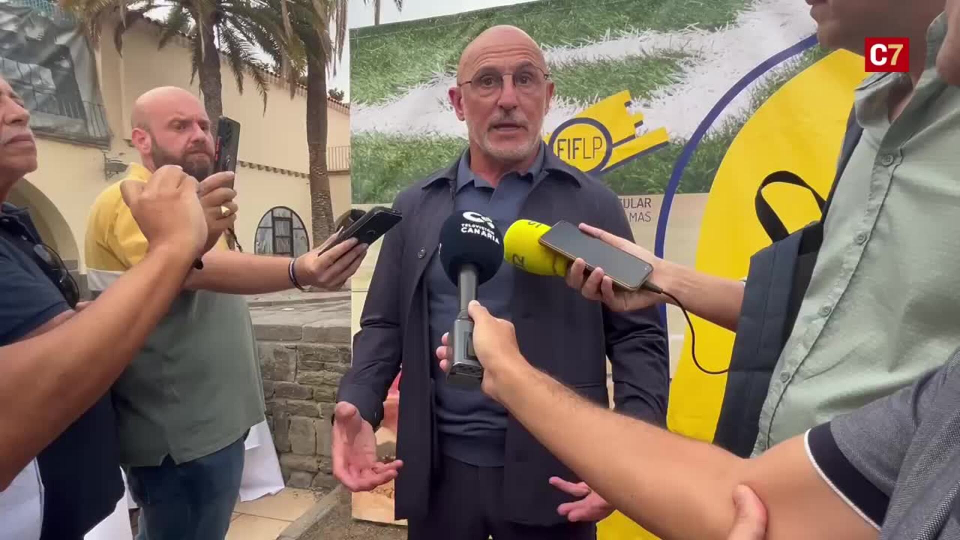 Luis de la Fuente, en Gran Canaria
