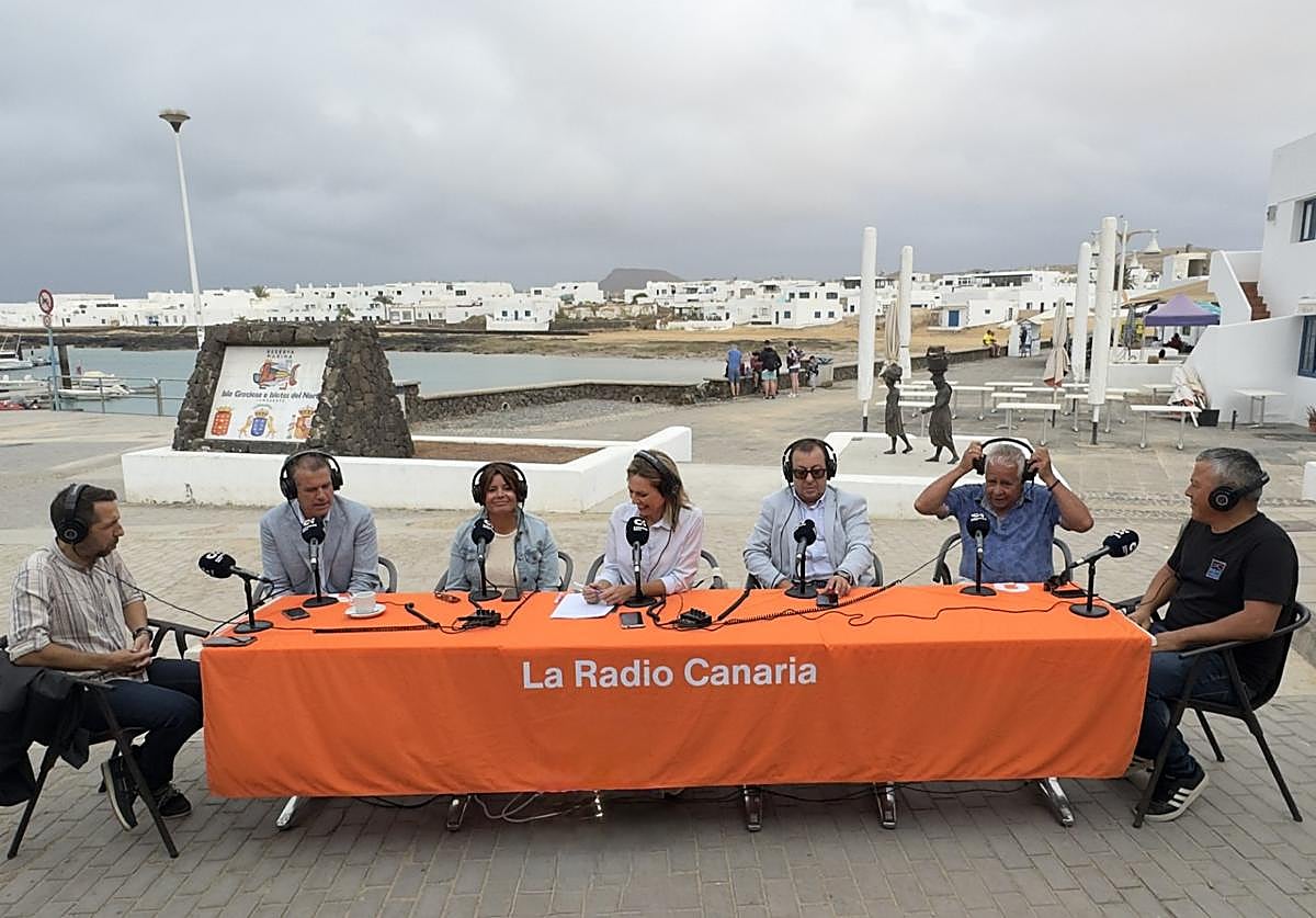 Imagen de los Foros Cajasiete en Caleta de Sebo, La Graciosa.