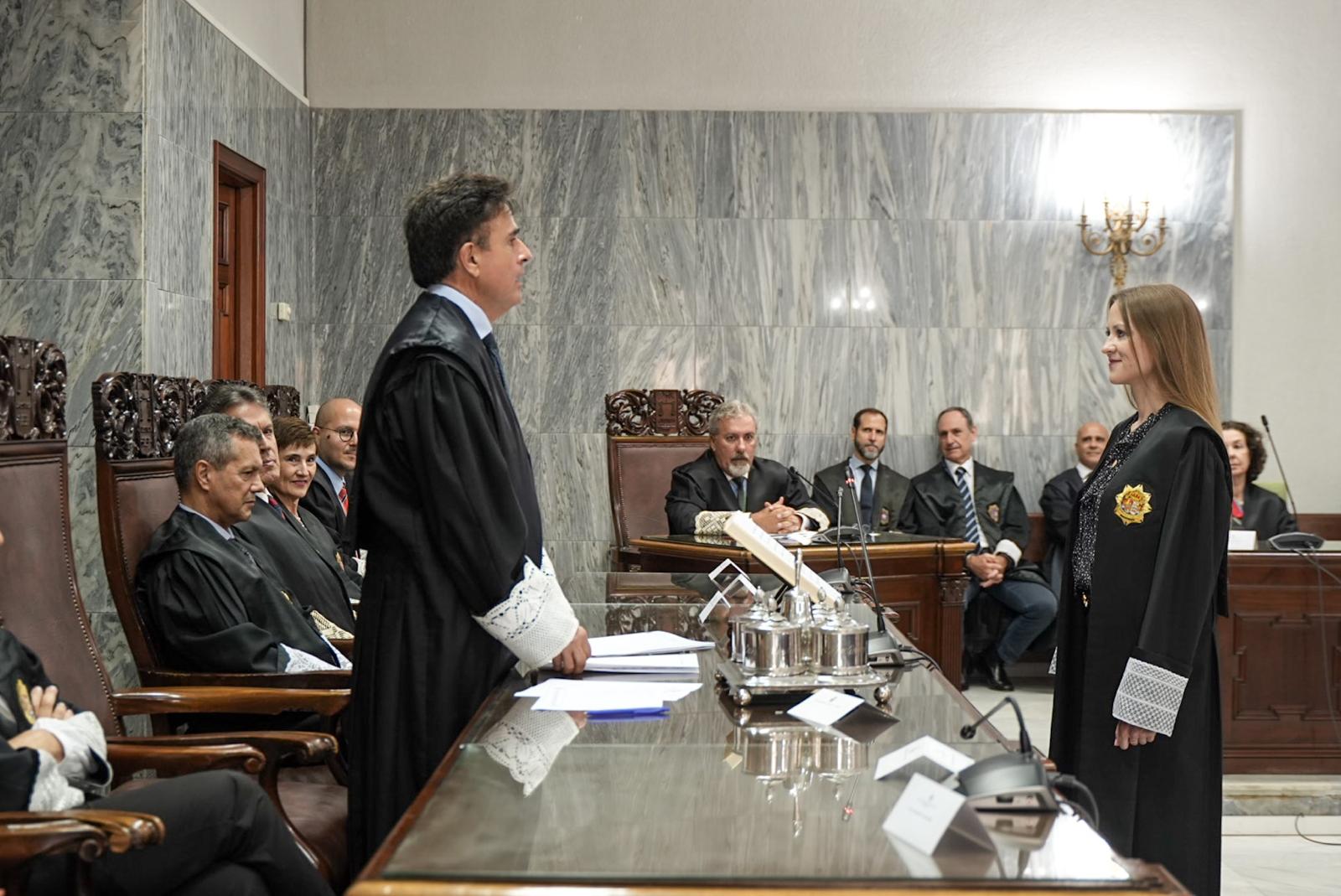Imágenes del acto de jura de jueces y nuevos magistrados celebrado en el TSJC
