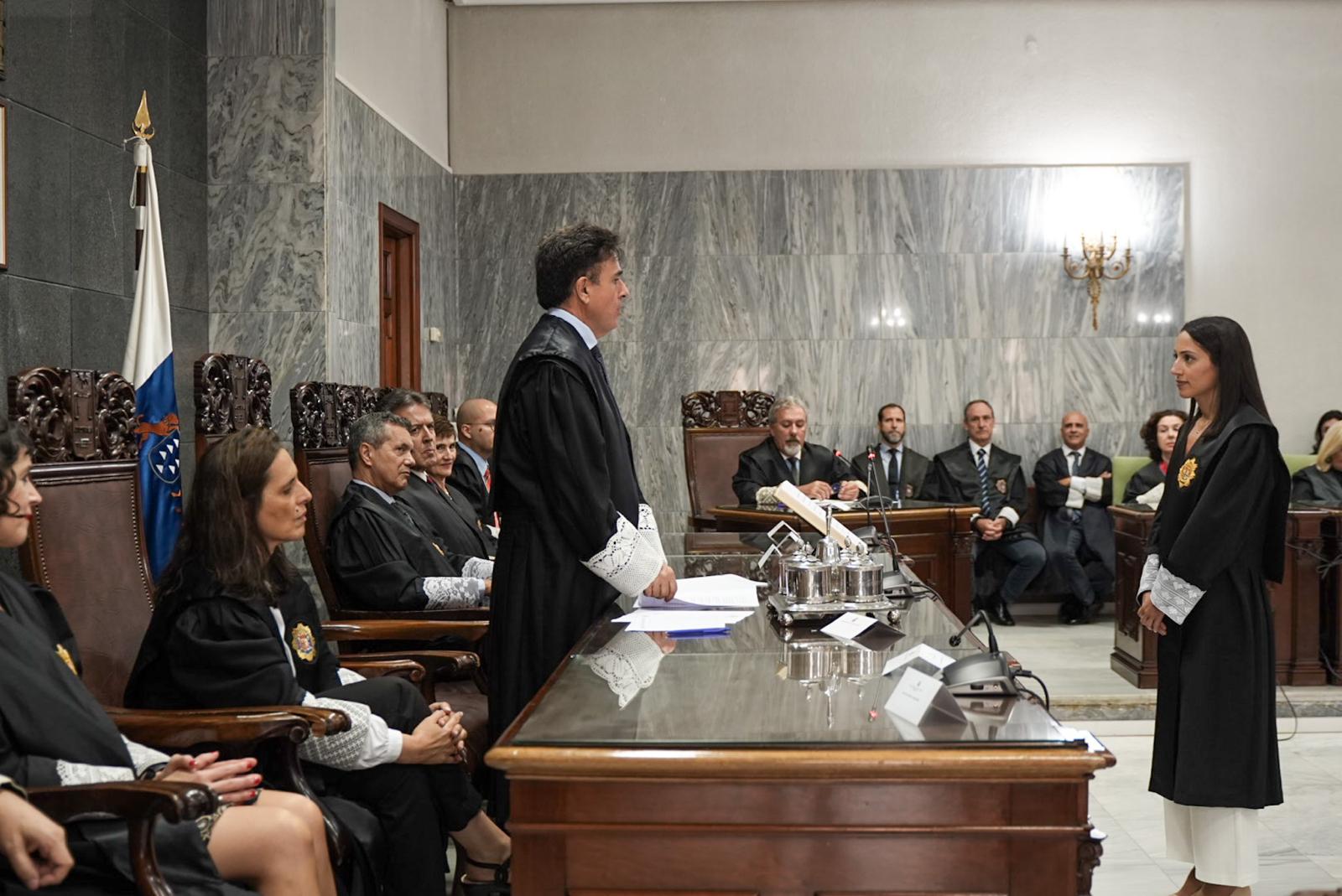Imágenes del acto de jura de jueces y nuevos magistrados celebrado en el TSJC